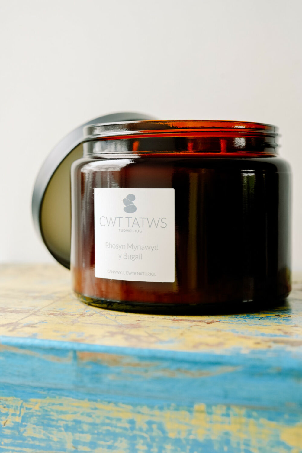 Cwt Tatws Candle 500ml | Rose Geranium