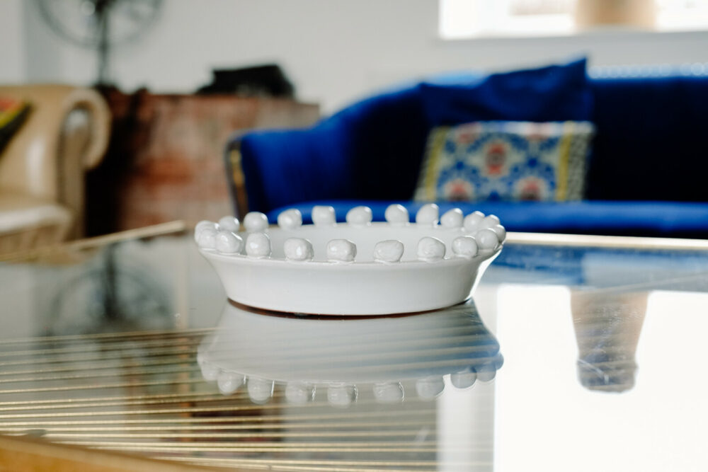 White Fruit Bowl - Image 2