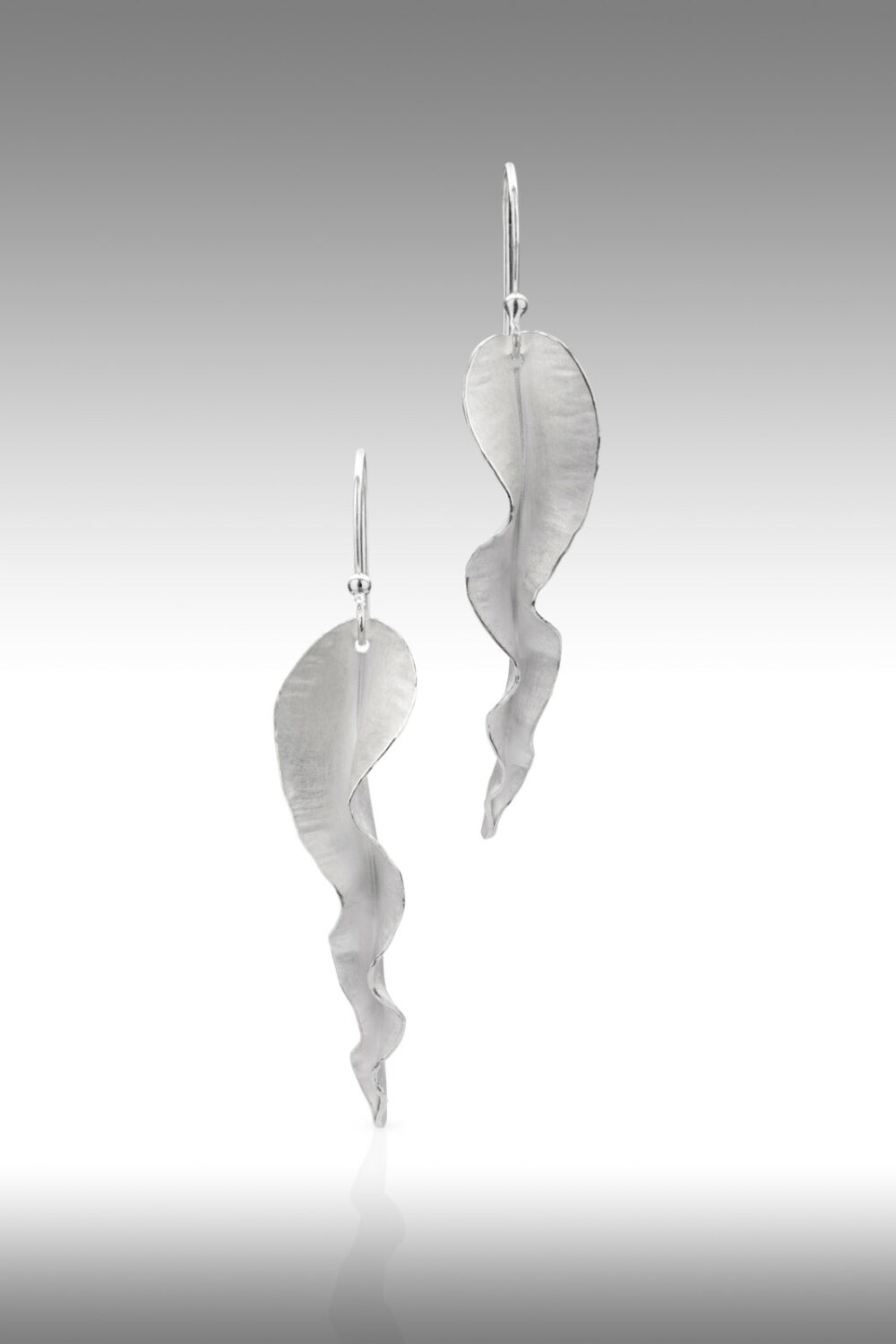 Harts Tongue Fern Drop Earrings