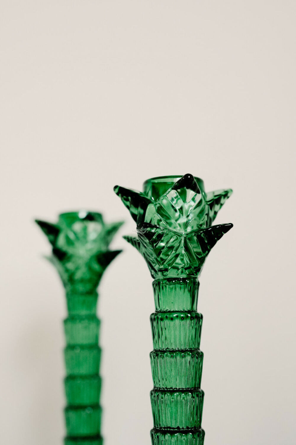 Green Palm Tree Candlestick - Image 4