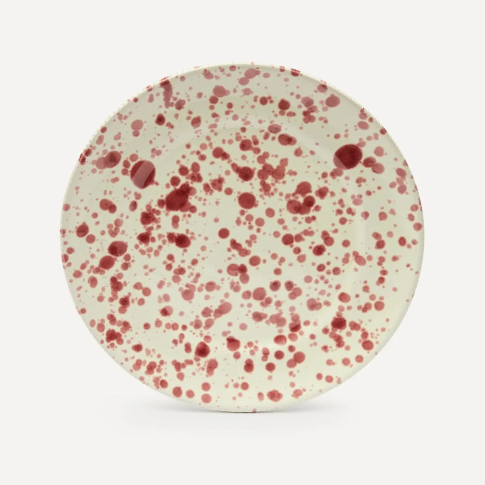 Hot Pottery Dinner Plate – Red - Image 2