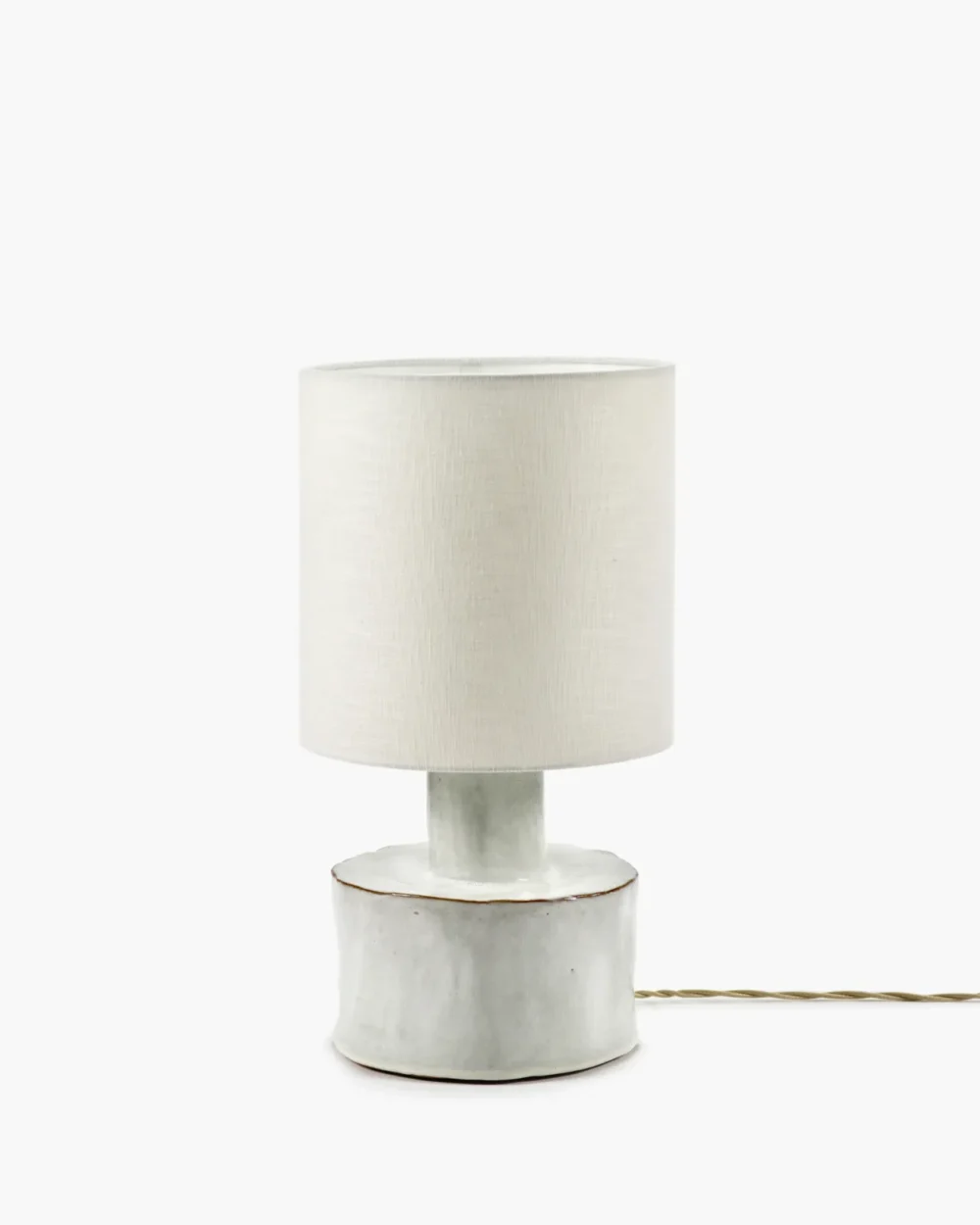 White Stoneware Table Lamp by Marie Michielssen - Image 2