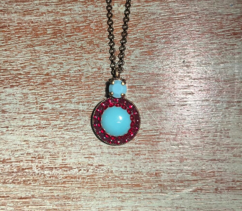 Astra necklace - aqua