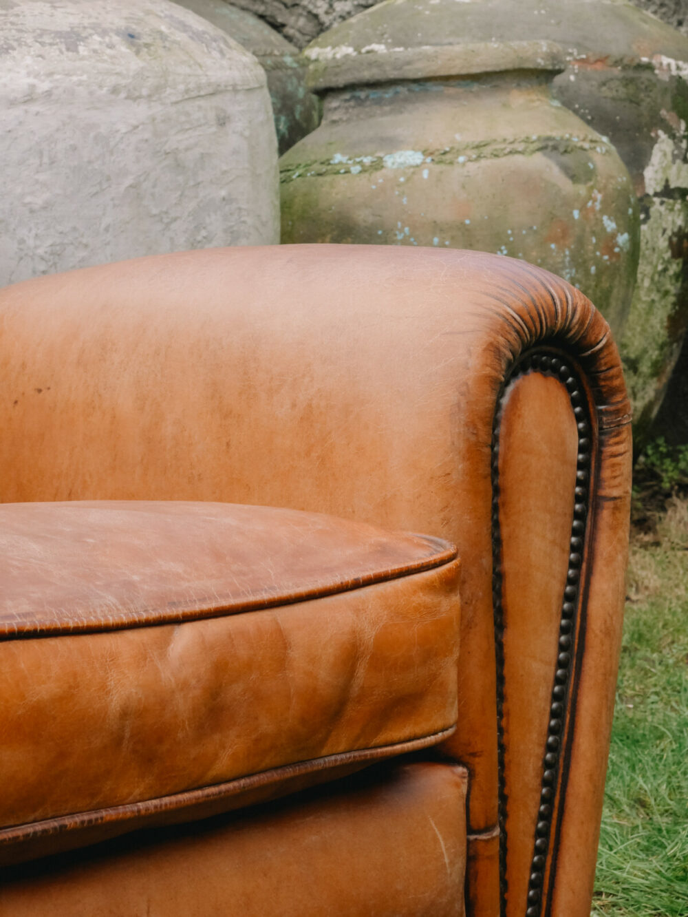 Towyn Leather Armchair - Image 3