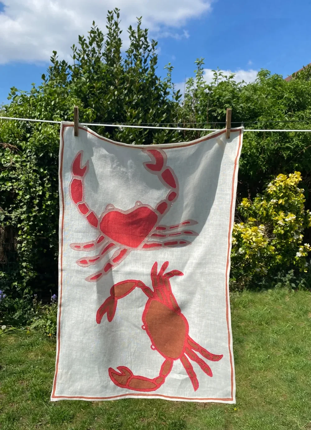 Crab Tea Towel