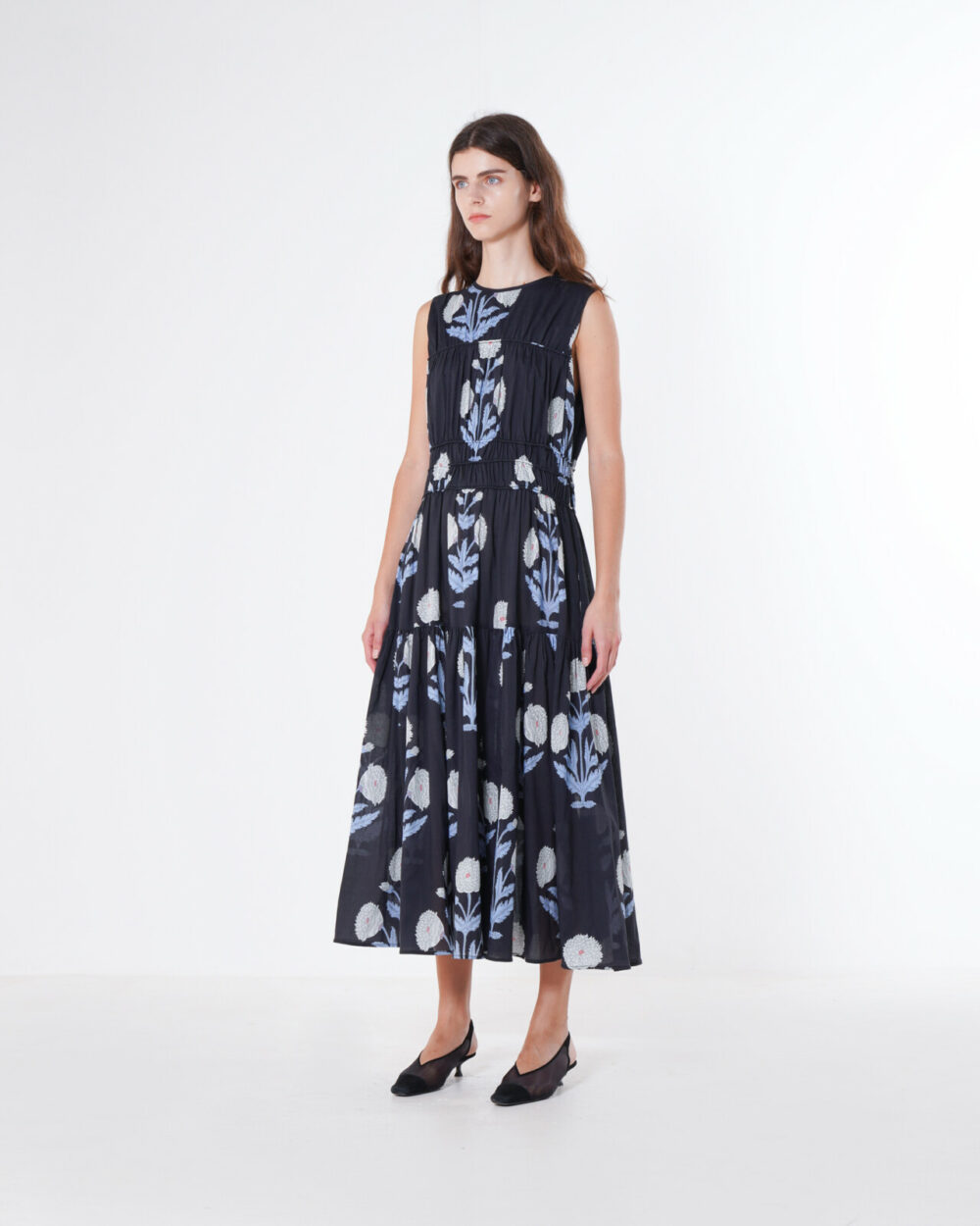 Emin + Paul Black Floral Dress - Image 2