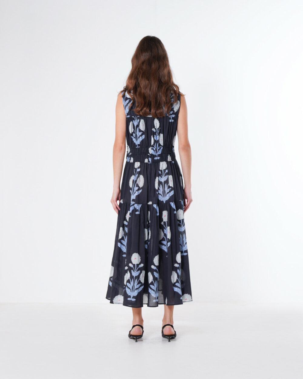 Emin + Paul Black Floral Dress - Image 3