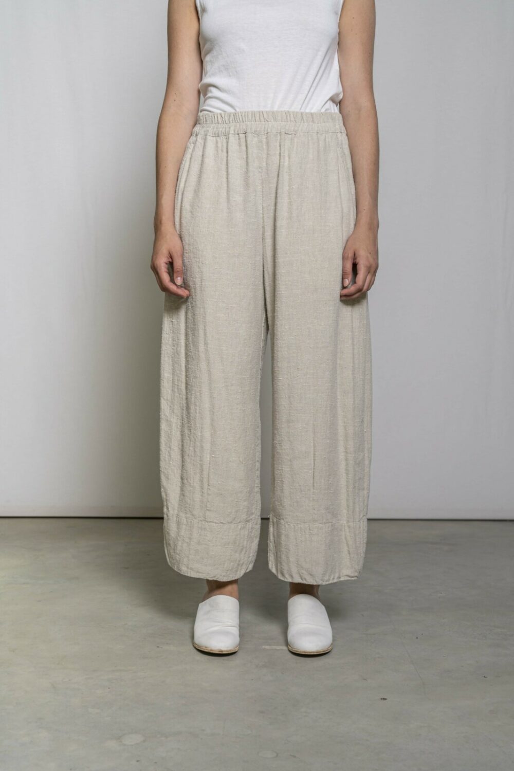 Aequamente Silk Linen Trousers