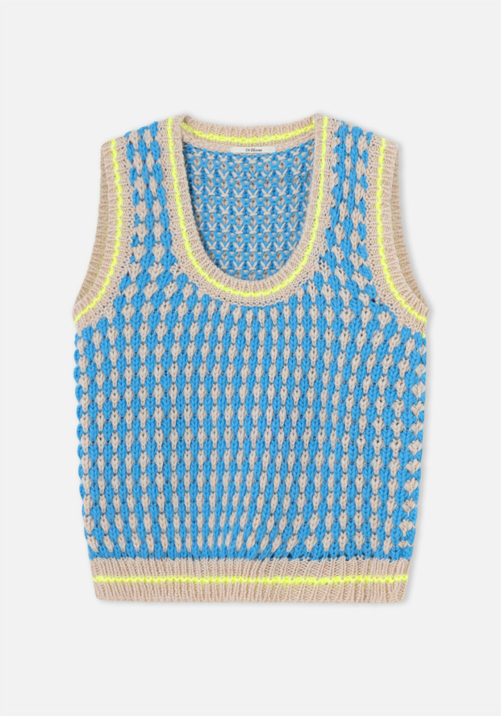 Blue Knitted Vest - Image 2