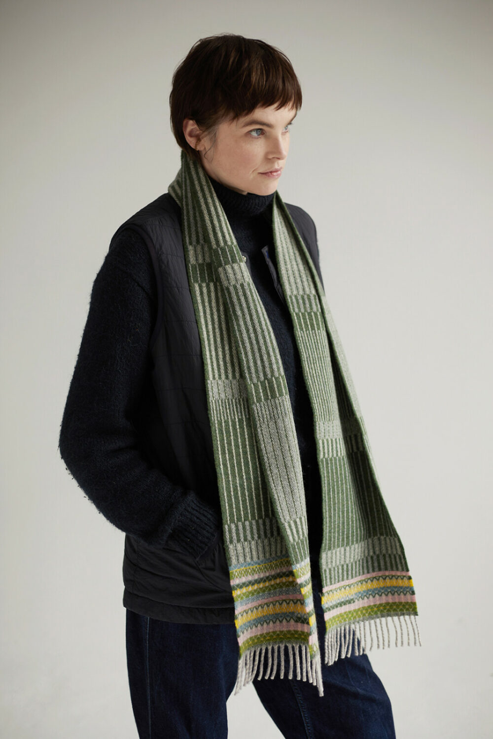 Wallace Sewell Bothy Scarf | Meadow - Image 3