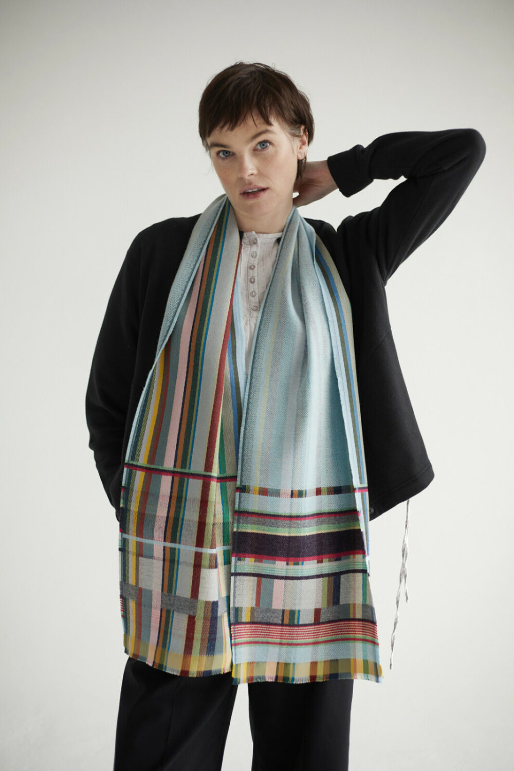 Wallace Sewell Fritton Scarf | Cloud - Image 3