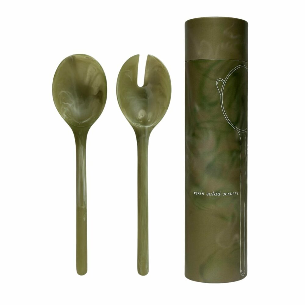 Salad Servers | Olive Green - Image 3