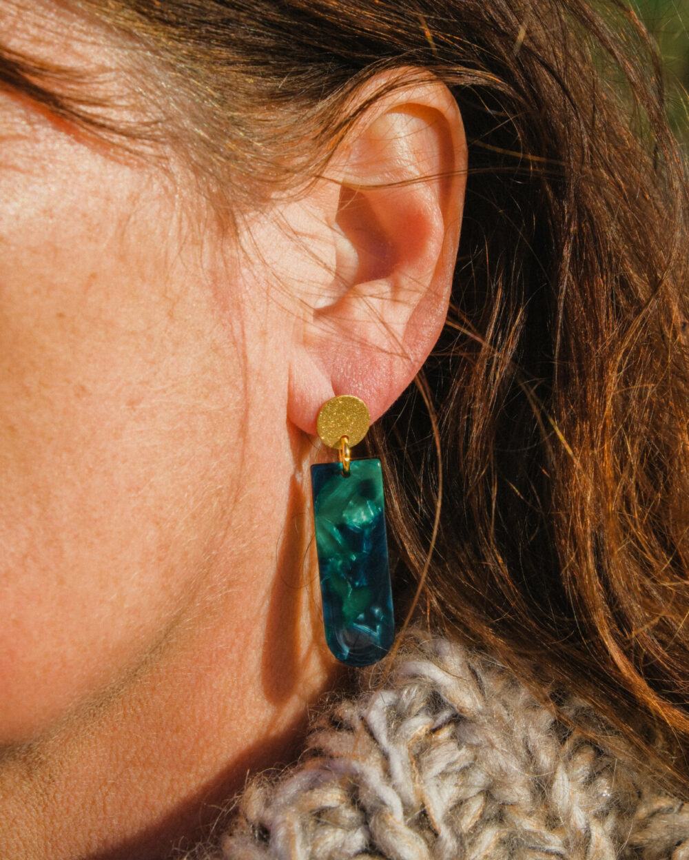 Leri Earrings | Green