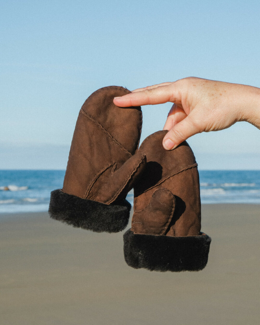 Sheepskin Mittens - Image 2