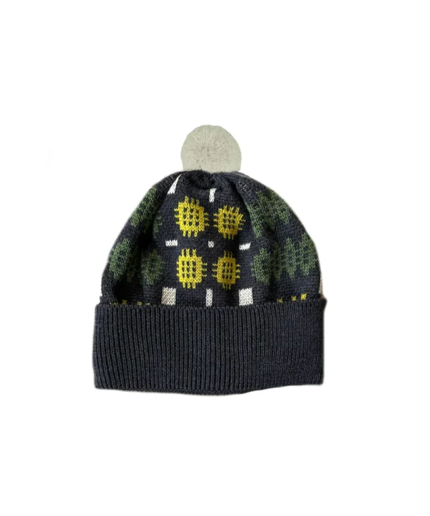 Carthen Pom Beanie | Anthracite