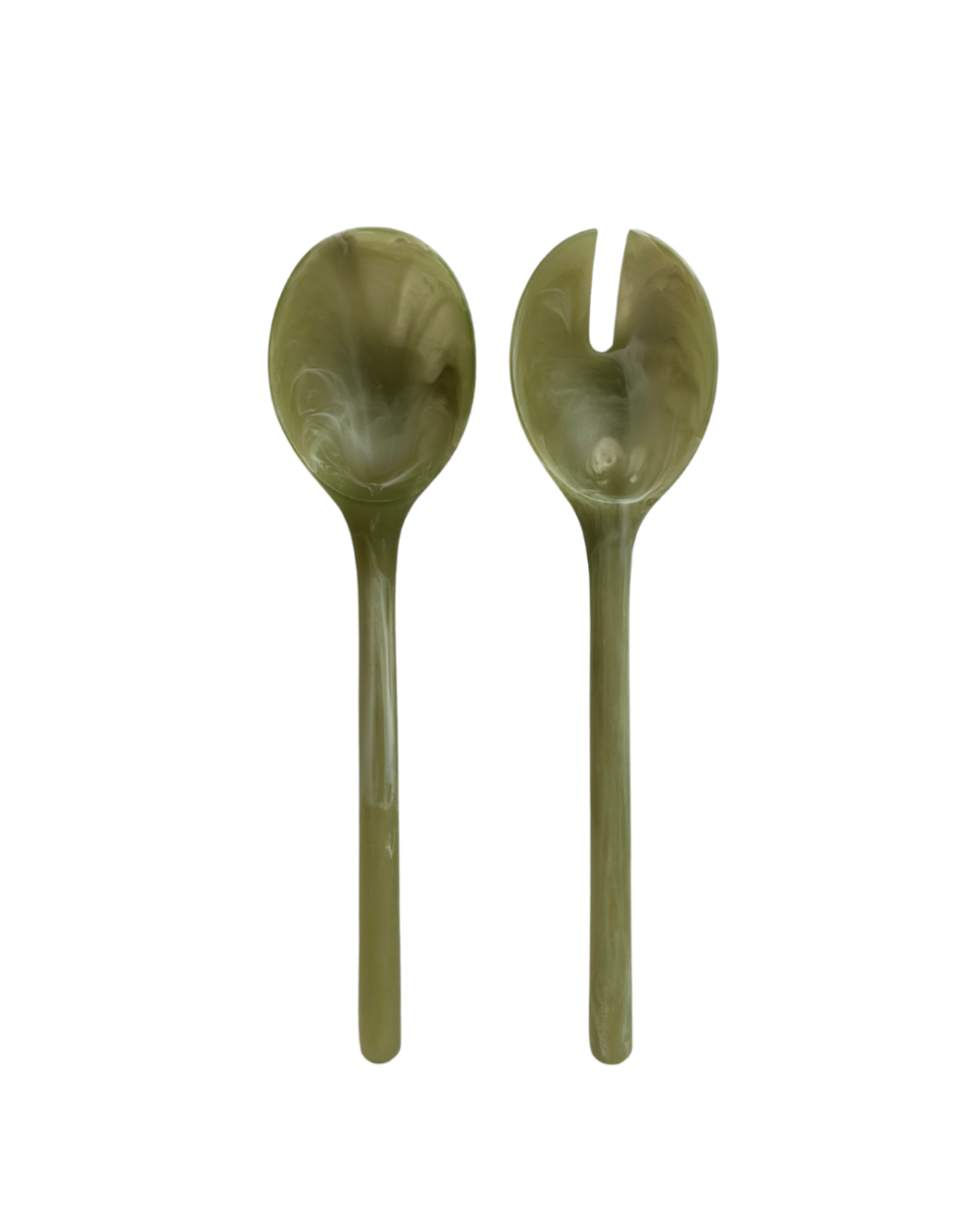 Salad Servers | Olive Green