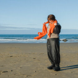 Merino Scarf | Soft Orange - Image 3