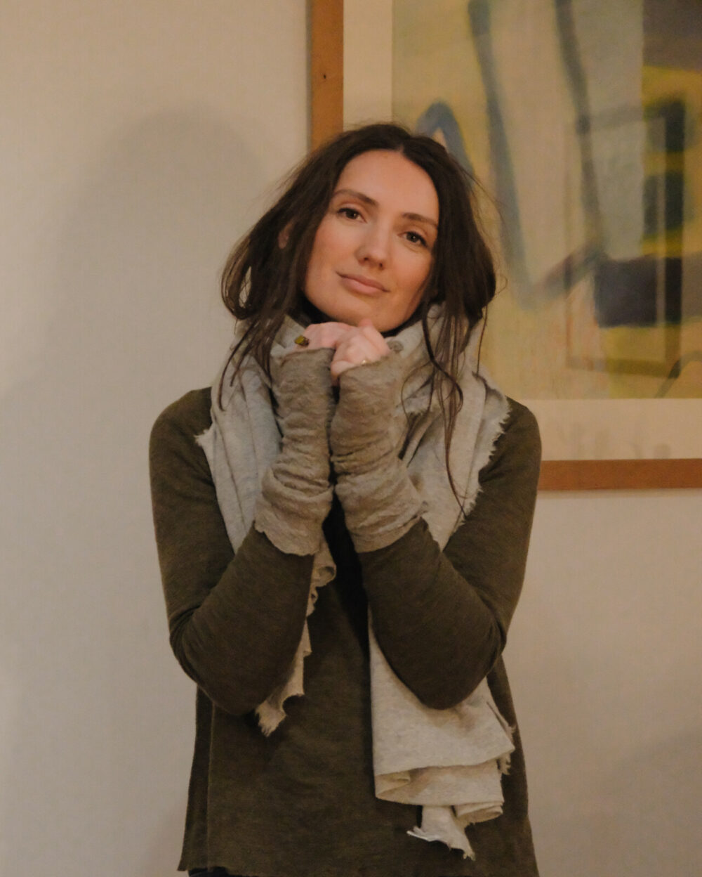 Merino Scarf | Dawn Grey Melange