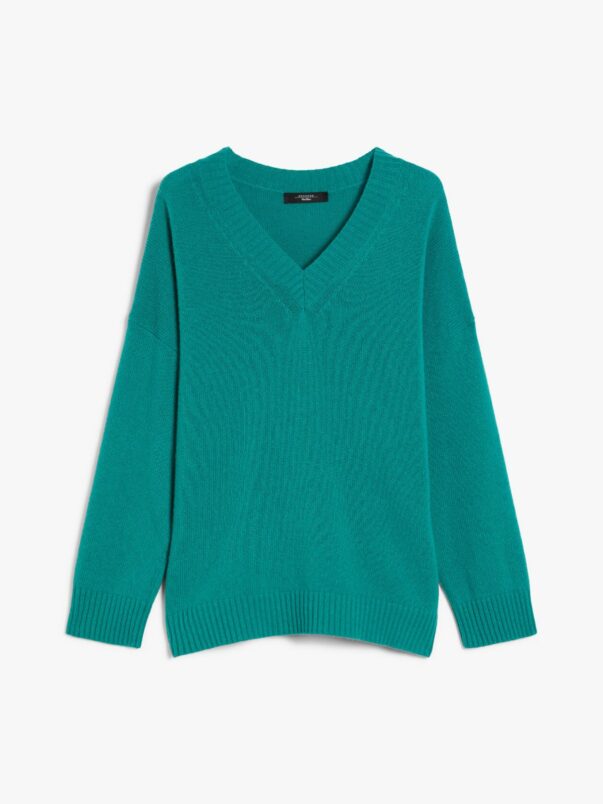 Weekend Max Mara V-Neck Sweater | Green