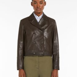 Weekend Max Mara Leather Jacket - Image 2