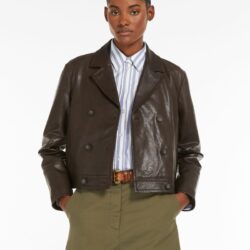 Weekend Max Mara Leather Jacket - Image 4