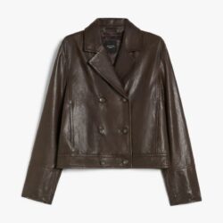 Weekend Max Mara Leather Jacket - Image 5