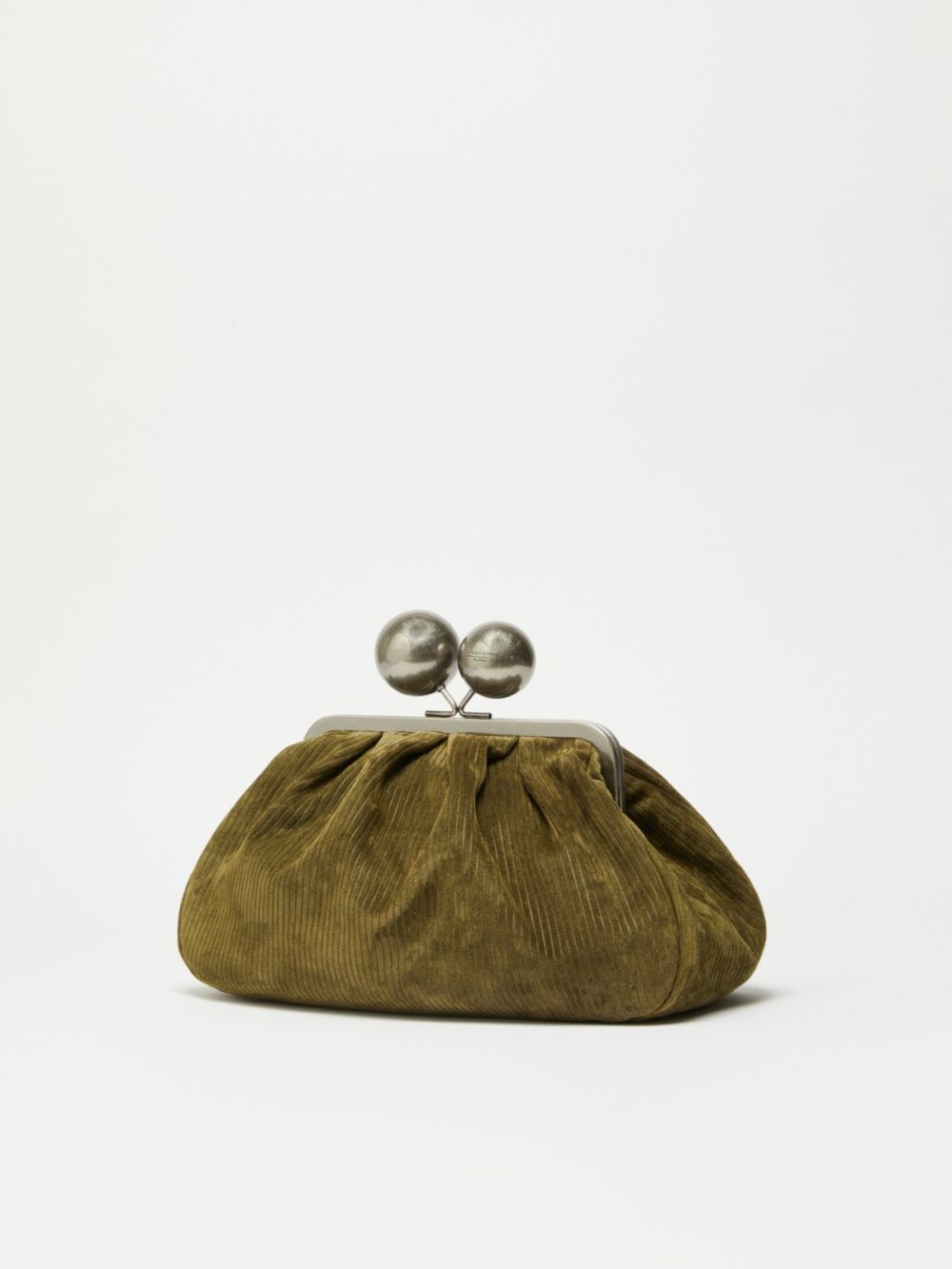 Weekend Max Mara Medium Ribbed Suede Pasticcino Bag - Image 2