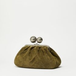 Weekend Max Mara Medium Ribbed Suede Pasticcino Bag - Image 2