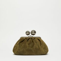 Weekend Max Mara Medium Ribbed Suede Pasticcino Bag - Image 3