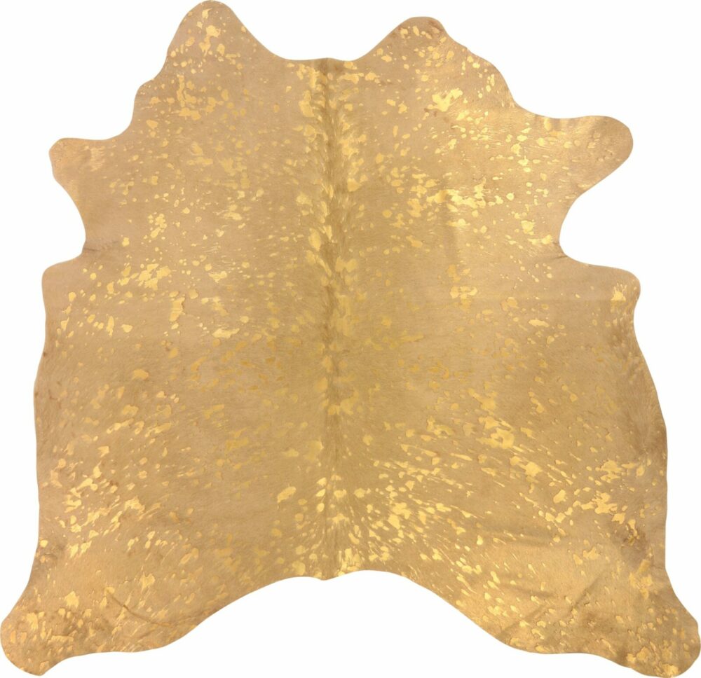 Cowhide Rug | Metallic Bronze