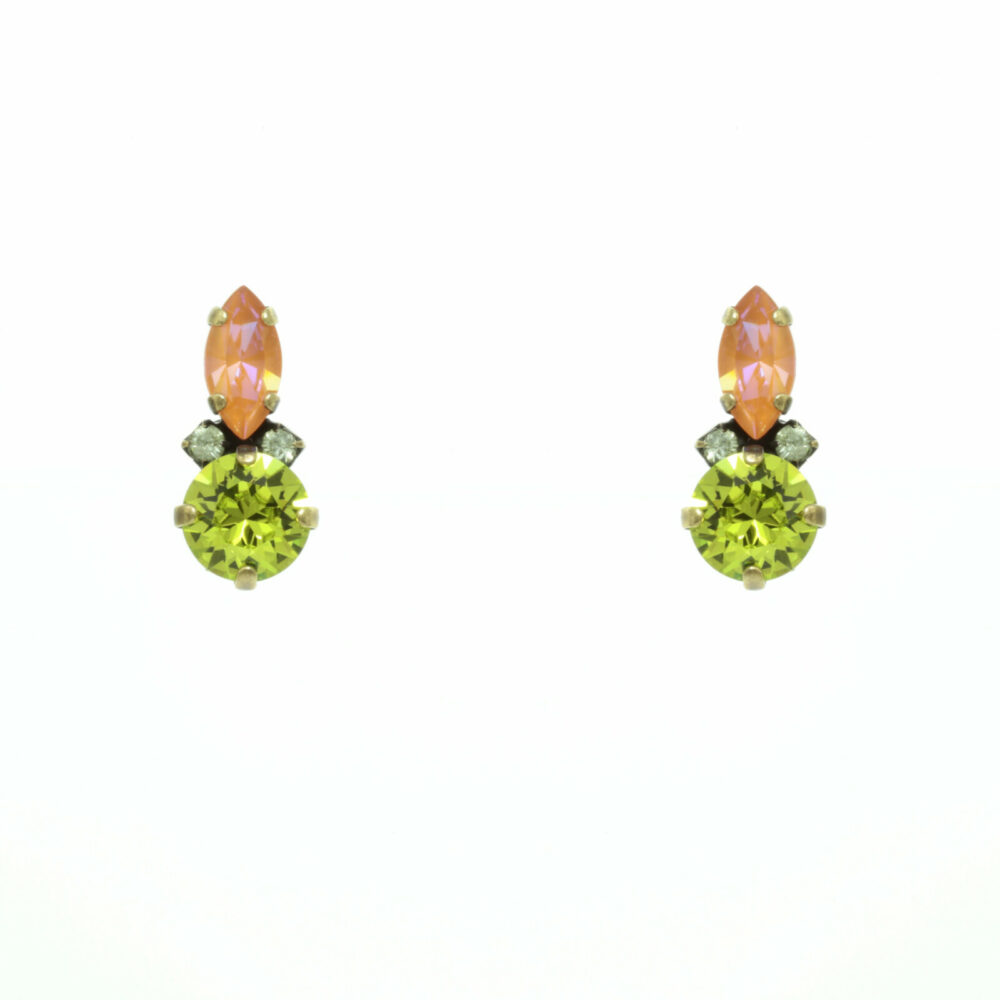 Cadi Earrings | Blush & Lime