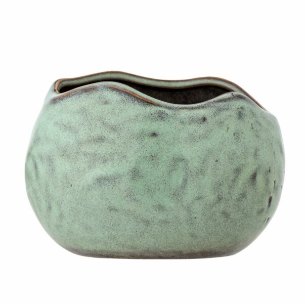 Stoneware Flowerpot | Green