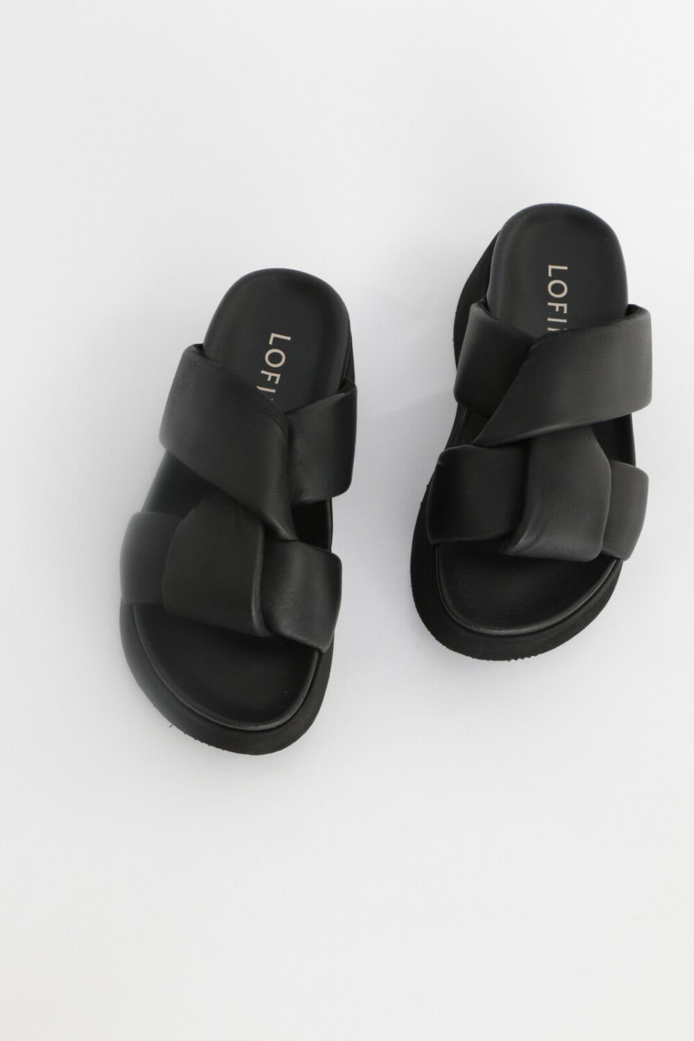 Lofina Sandal | Gasoline Nero