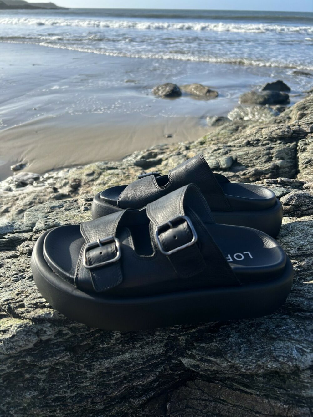 Lofina Sandal | Gasoline Nero - Image 3