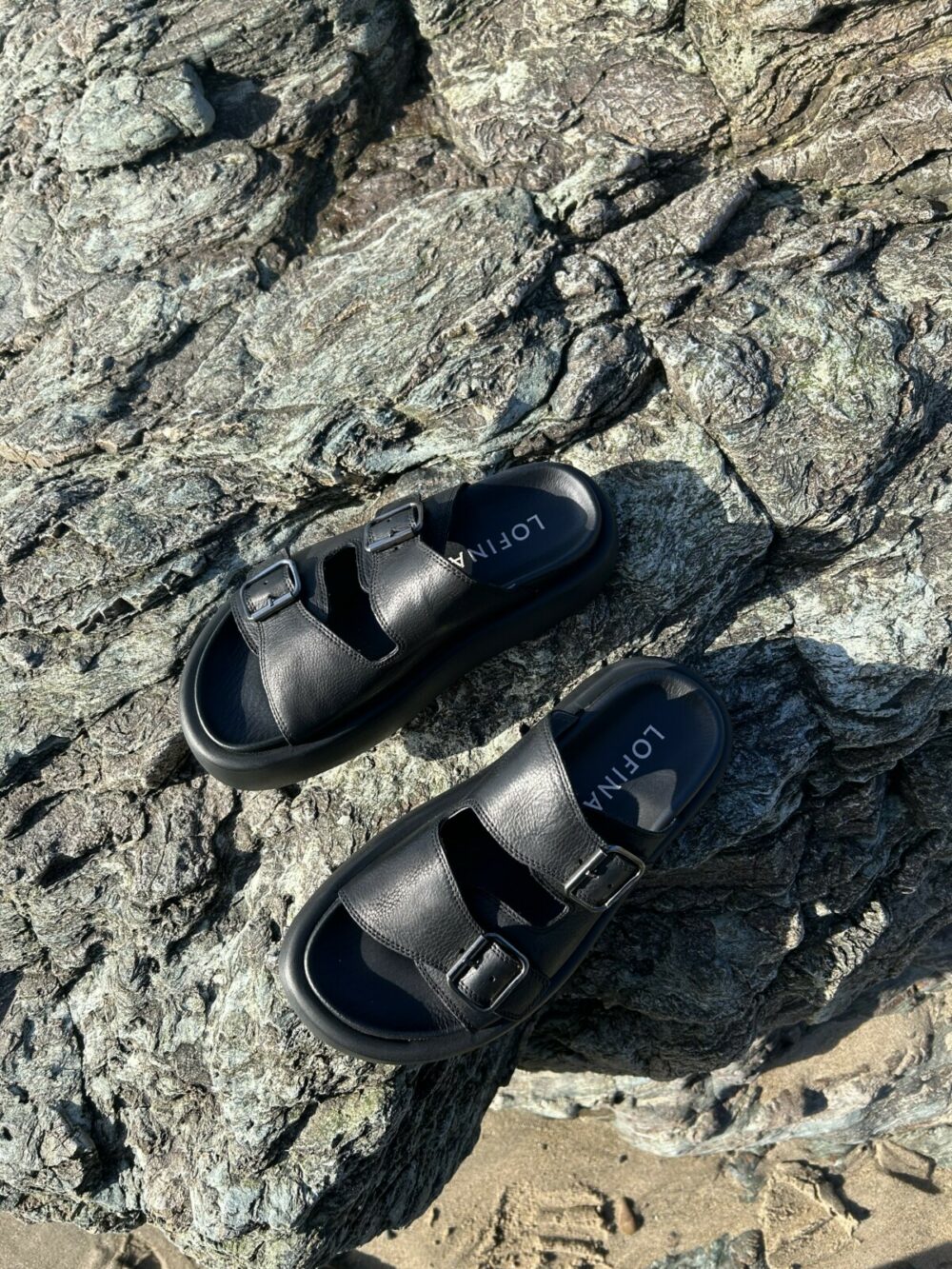 Lofina Sandal | Gasoline Nero - Image 2