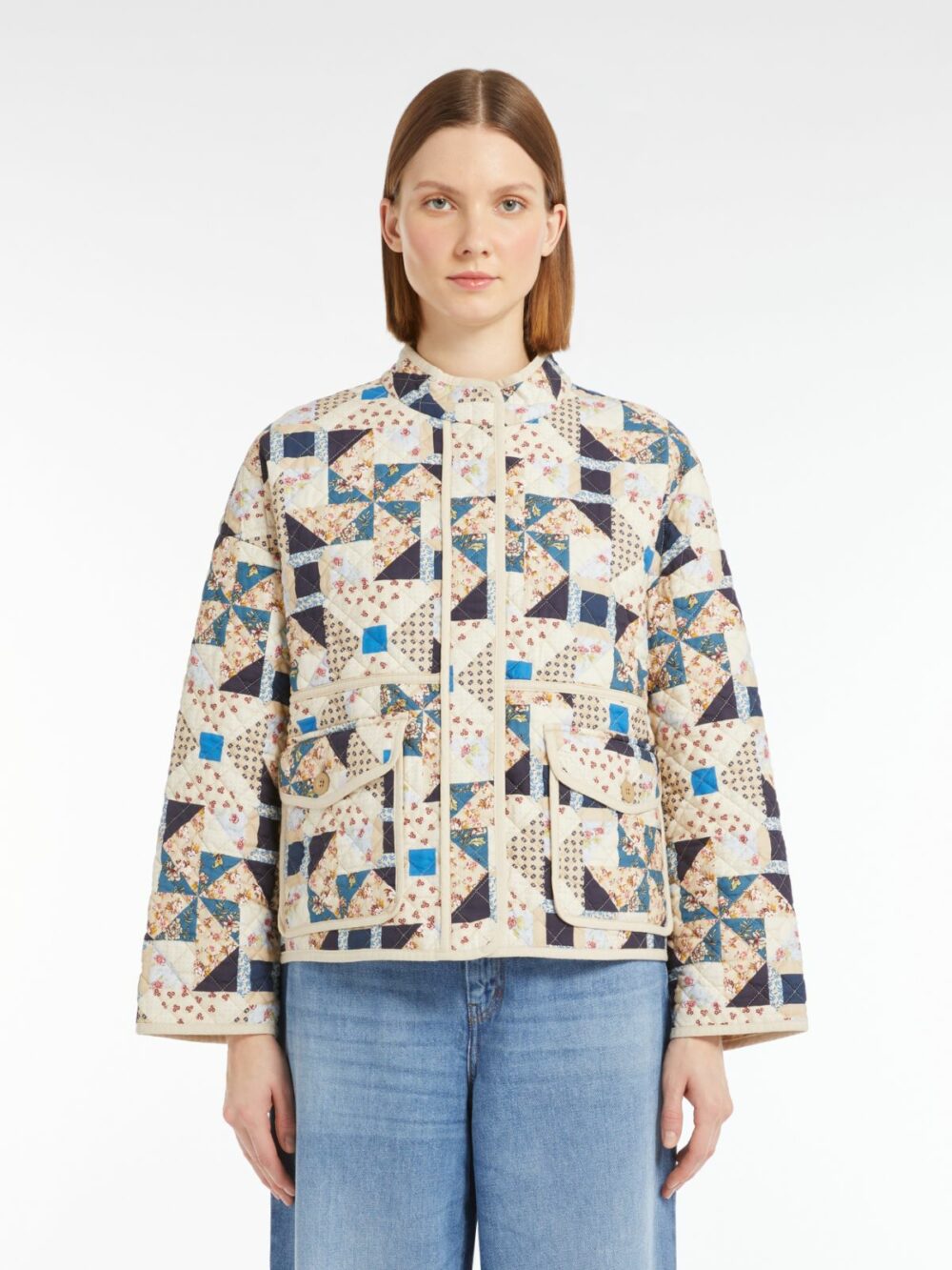 Weekend Max Quilted Cotton Patchwork Jacket - Image 2