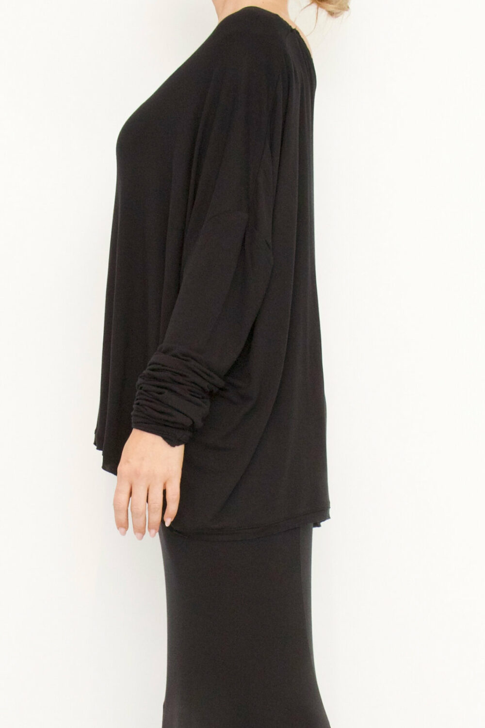 Sort Aarhus Loose Fitted Blouse | Black - Image 2